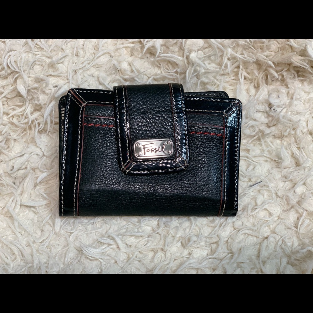 Black Fossil Wallet